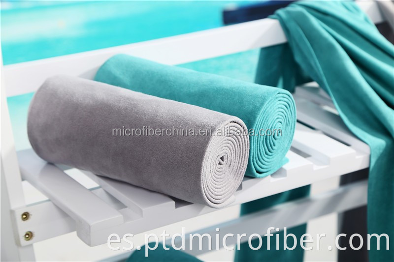 Ultrasonic cut microfiber yoga towel